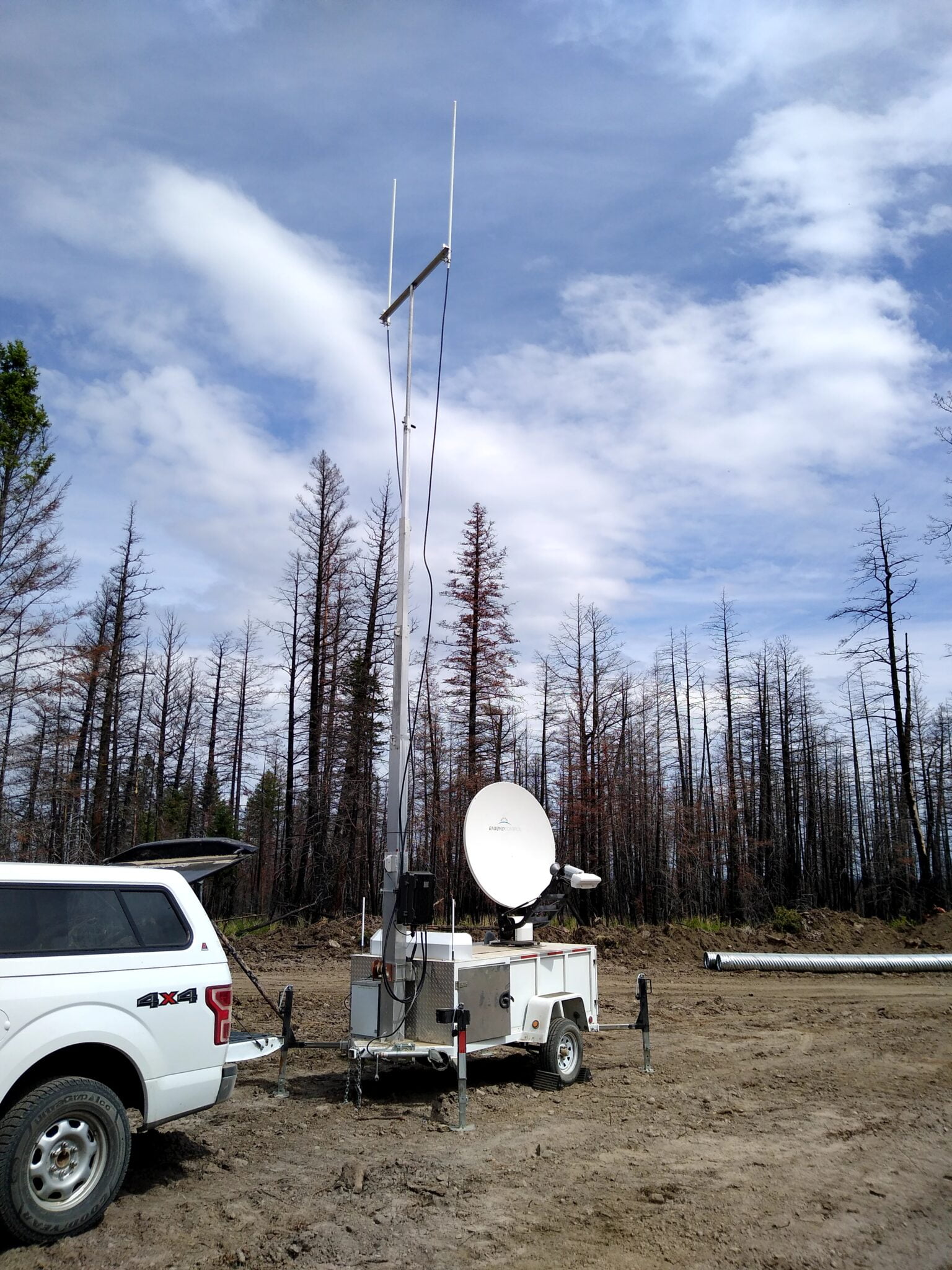 Réseau LTE portatif pour les opérations forestières