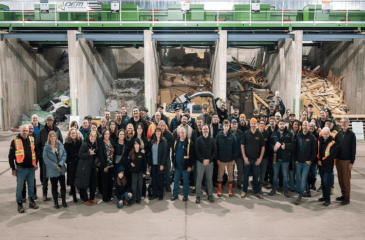 Écotri Désourdy inaugure son centre de tri à Bromont