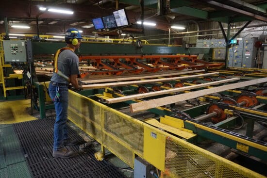 Safe returns: Nudging in sawmills