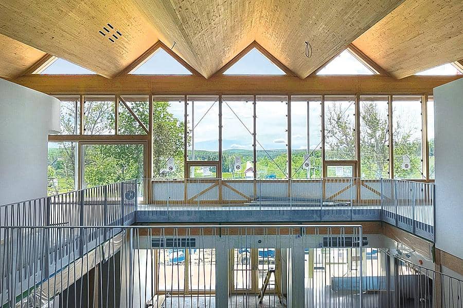 Hôtel de ville de La Pêche 1ere Passivhaus au Québec