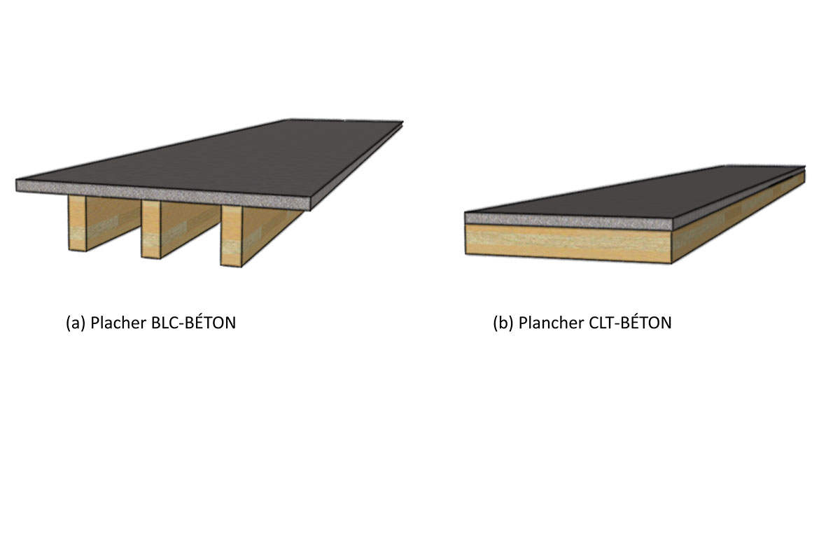 Optimisation des dalles structurales en composites bois-béton 