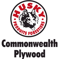Logo de Commonwealth Plywood - Husky Plywood