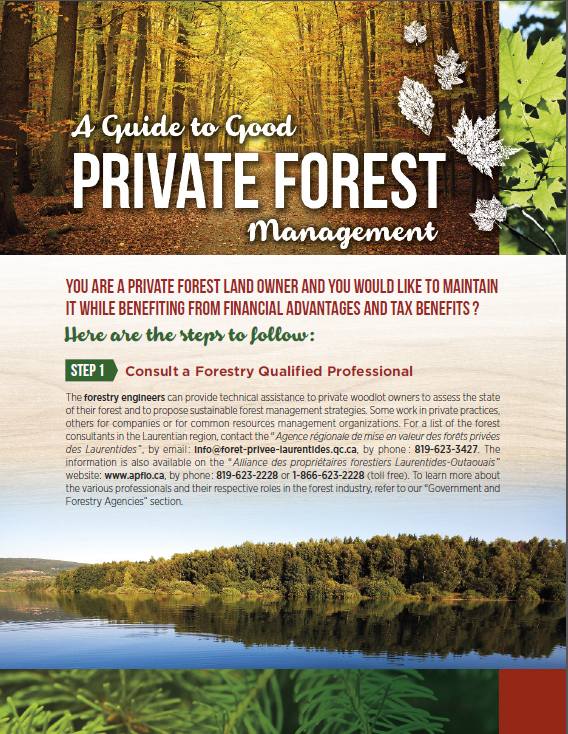 Guide foret privee EN